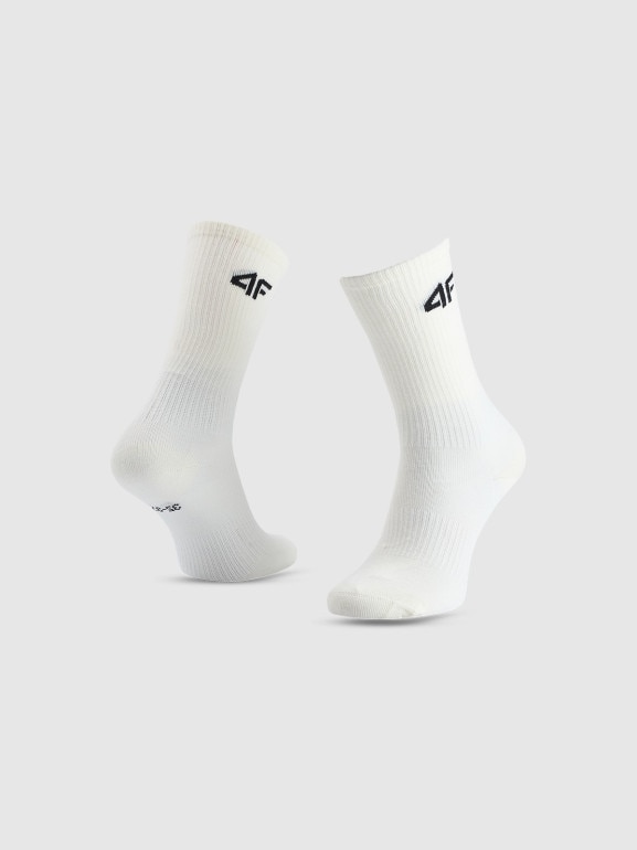 Dziewczęce skarpetki wysokie (4-pack) 4F 4FJWAW25USOCF393 - multikolor