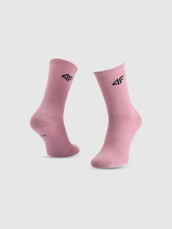 Dziewczęce skarpetki wysokie (4-pack) 4F 4FJWAW25USOCF393 - multikolor
