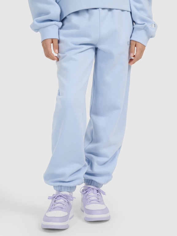 Dziewczęce spodnie dresowe joggery 4F 4FJRAW25TTROF1642 - niebieskie