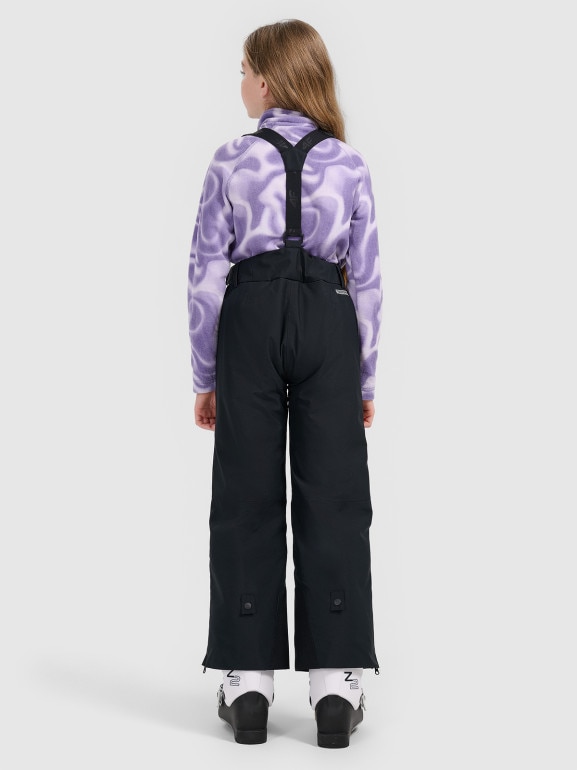 Dziewczęce spodnie narciarskie 4F 4FJRAW25TFTRF1243 - czarne