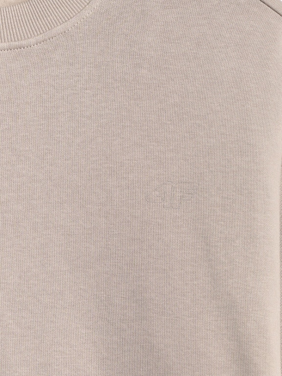 Dziewczęcy dres komplet 4F 4FJRSS26TAPSF212 - beżowy