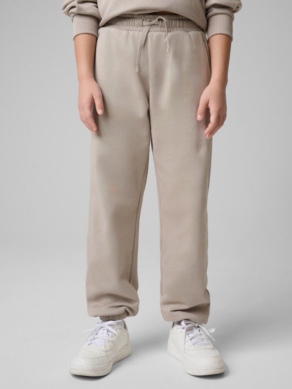 Dziewczęcy dres komplet 4F 4FJRSS26TAPSF212 - beżowy