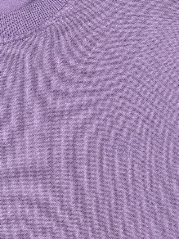 Dziewczęcy dres komplet 4F 4FJRSS26TAPSF212 - fioletowy