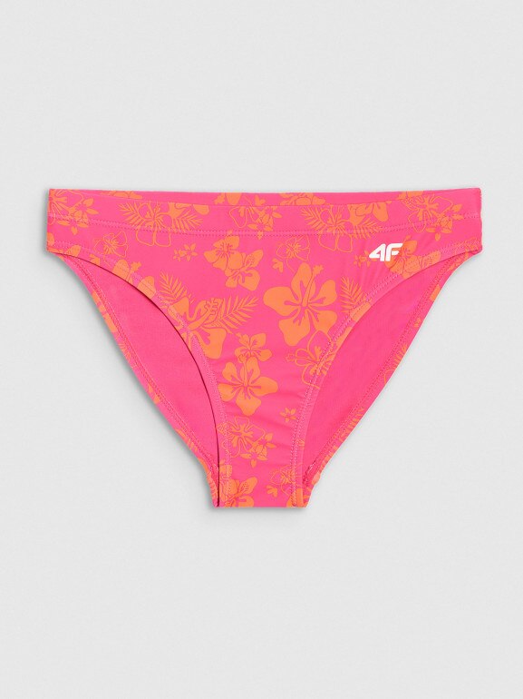 Dziewczęcy kostium kąpielowy dwuczęściowy 4F 4FJWSS26UBKSF055 - multikolor