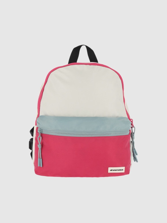 Dziewczęcy plecak szkolny 8l 4F 4FJWSS25ABACF410 - beżowy