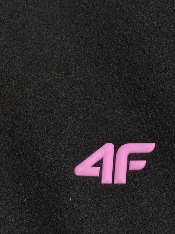 Dziewczęcy polar 4F 4FJRAW25TFLEF434 - czarny