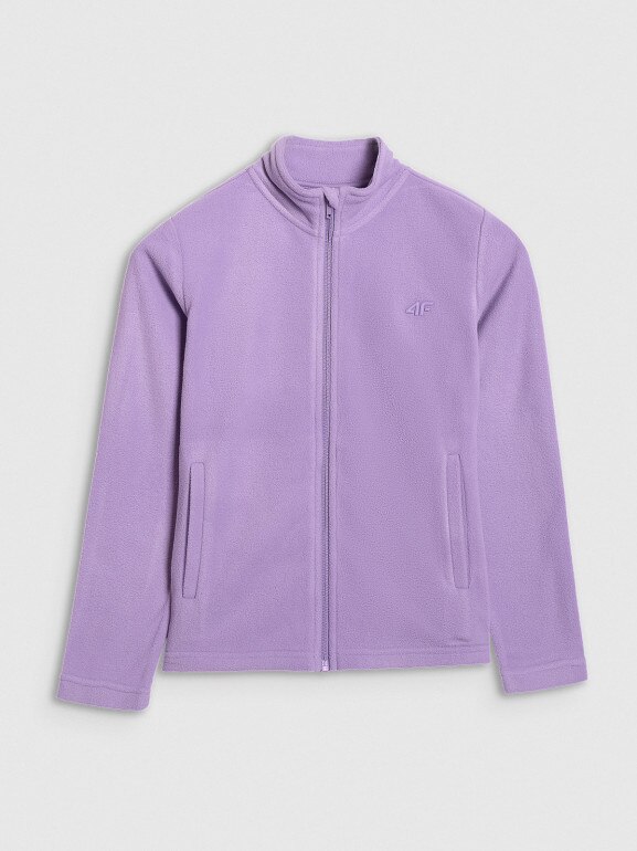 Dziewczęcy polar 4F 4FJRAW25TFLEF434 - fioletowy