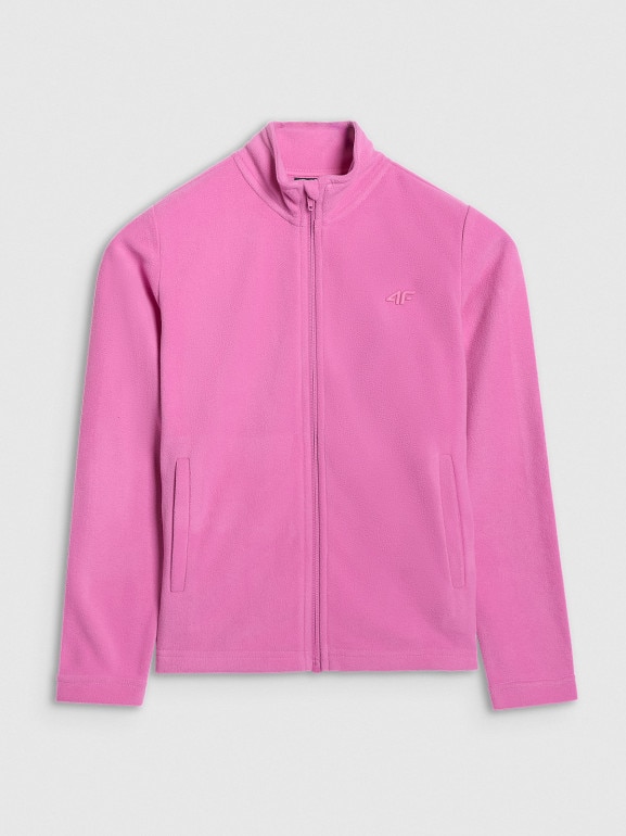 Dziewczęcy polar 4F 4FJRAW25TFLEF434 - różowy
