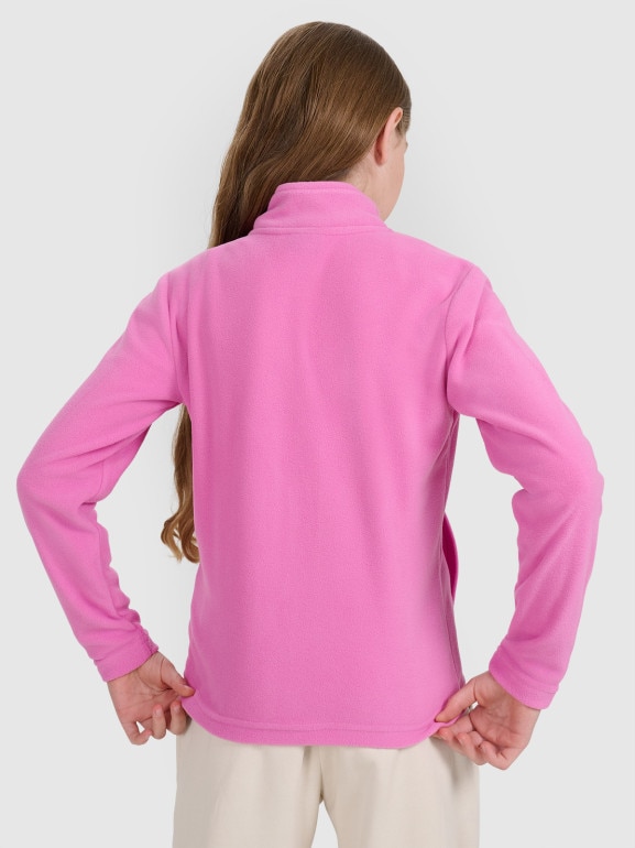 Dziewczęcy polar 4F 4FJRAW25TFLEF434 - różowy