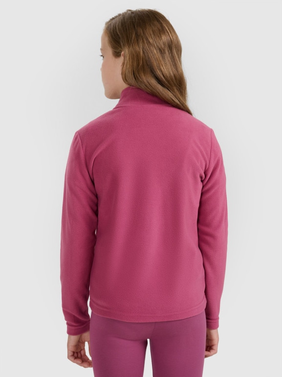 Dziewczęcy polar 4F 4FJRAW25TFLEF434 - różowy