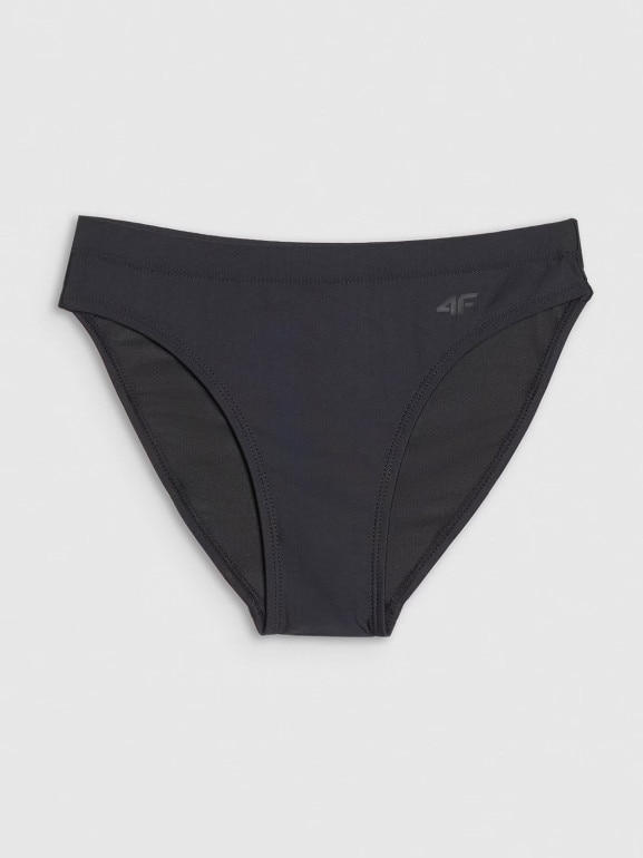 Dziewczęcy strój kąpielowy dwuczęściowy 4F 4FJWMM00UBKSF027 - czarny