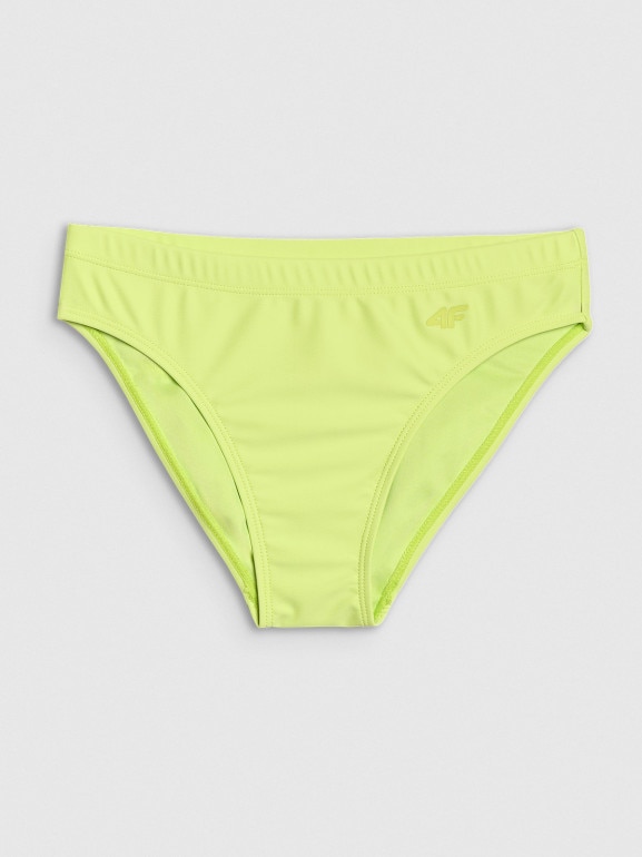 Dziewczęcy strój kąpielowy dwuczęściowy 4F 4FJWMM00UBKSF027 - zielony