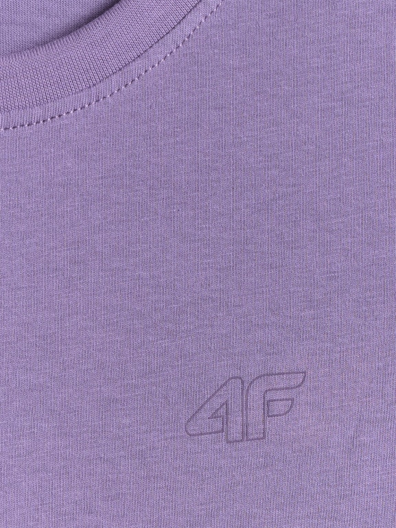 Dziewczęcy t-shirt basic 4F 4FJRSS26TTSHF4011 - multikolor