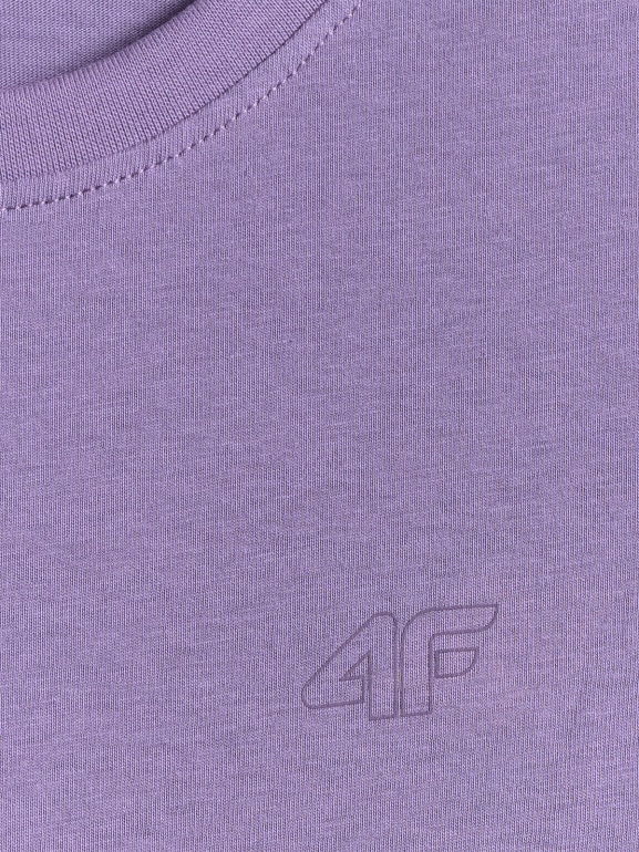Dziewczęcy t-shirt basic 4F 4FJRSS26TTSHF4011 - multikolor