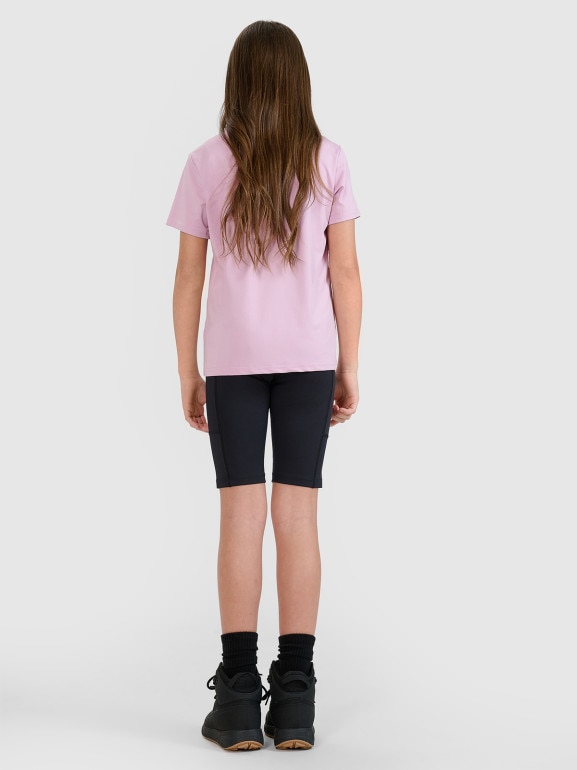 Dziewczęce kolarki trekkingowe 4F 4FJWSS25TFSHF0857 - czarne