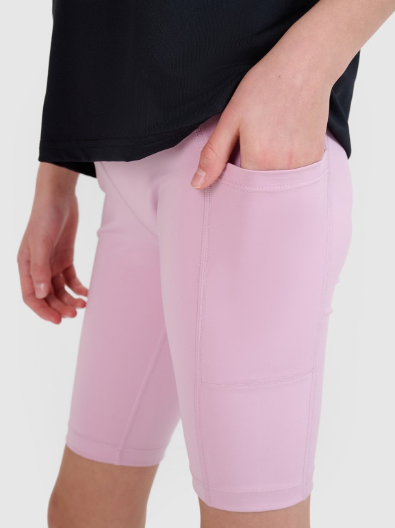 Dziewczęce kolarki trekkingowe 4F 4FJWSS25TFSHF0857 - różowe