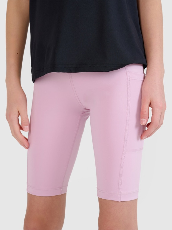 Dziewczęce kolarki trekkingowe 4F 4FJWSS25TFSHF0857 - różowe