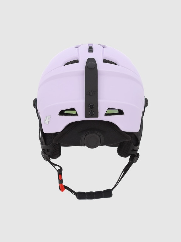 Kask narciarski z goglami uniseks 4F 4FWMM00AHELU096 - fioletowy