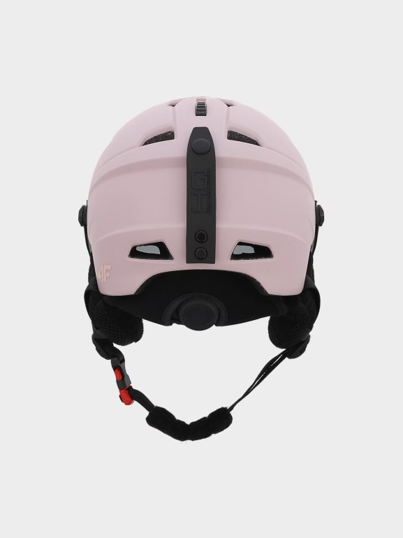 Kask z goglami uniseks 4F 4FWAW24AHELU091 - różowy