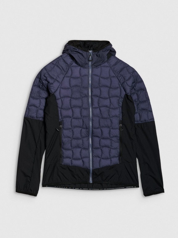 Damska kurtka trekkingowa 4F 4FWSS25TTJAF720 - granatowa