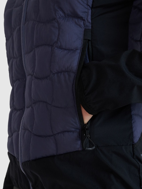 Damska kurtka trekkingowa 4F 4FWSS25TTJAF720 - granatowa