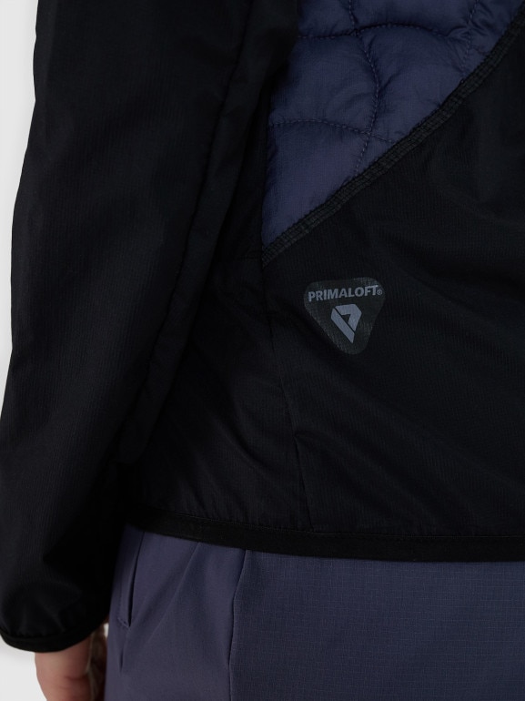 Damska kurtka trekkingowa 4F 4FWSS25TTJAF720 - granatowa