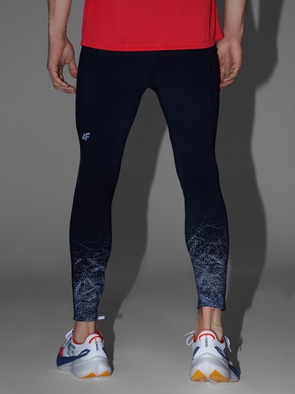 Legginsy do biegania w terenie 4F 4FWAW25TFTIM356 - czarne