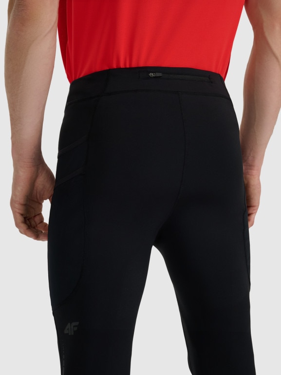 Legginsy do biegania w terenie 4F 4FWAW25TFTIM356 - czarne