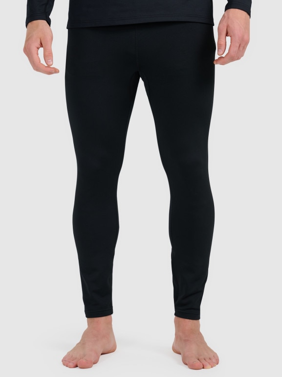 Męska bielizna termiczna ocieplana (dół) 4F 4FWAW25UBRUM091 - czarna