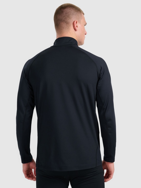 Męska bielizna termiczna ocieplana (góra) 4F 4FWAW25UBRUM101 - czarna