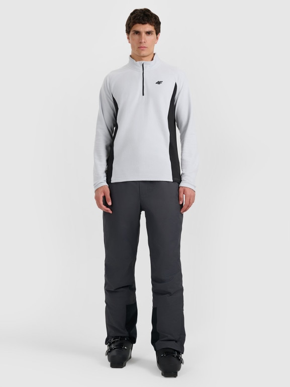 Męska bielizna termiczna polarowa (góra) 4F 4FWAW25UFLEM066 - szara