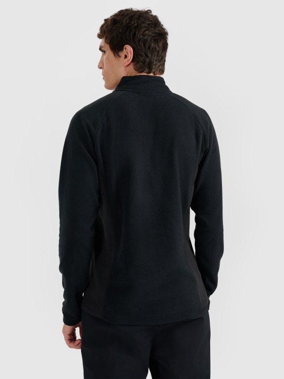 Męska bielizna termiczna polarowa (góra) 4F 4FWAW25UFLEM066 - czarna