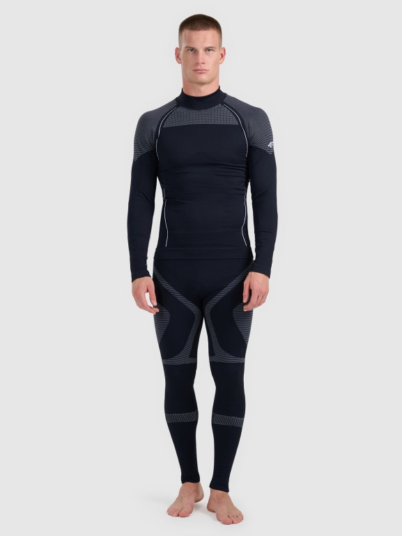 Męska bielizna termoaktywna (dół) 4F 4FWAW25USEAM236 - czarna