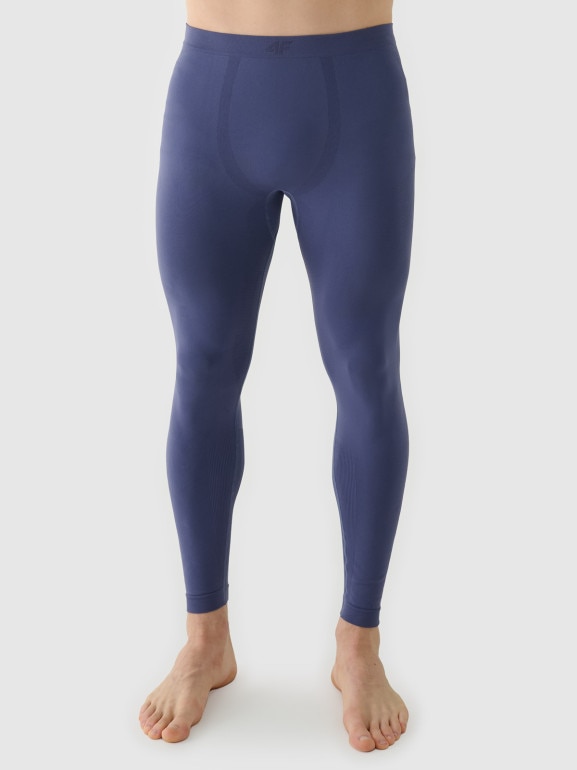Męska bielizna termoaktywna (dół) 4F 4FWAW25USEAM242 - granatowa