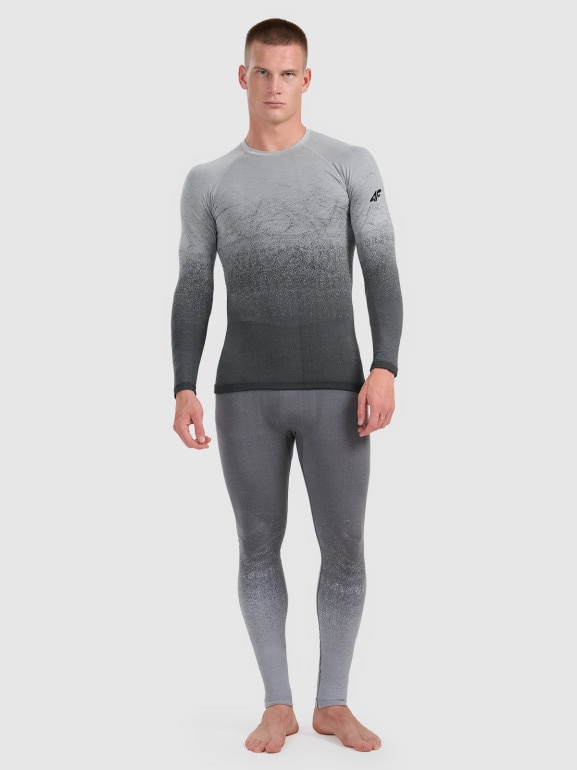 Męska bielizna termoaktywna (dół) 4F 4FWAW25USEAM232 - szara