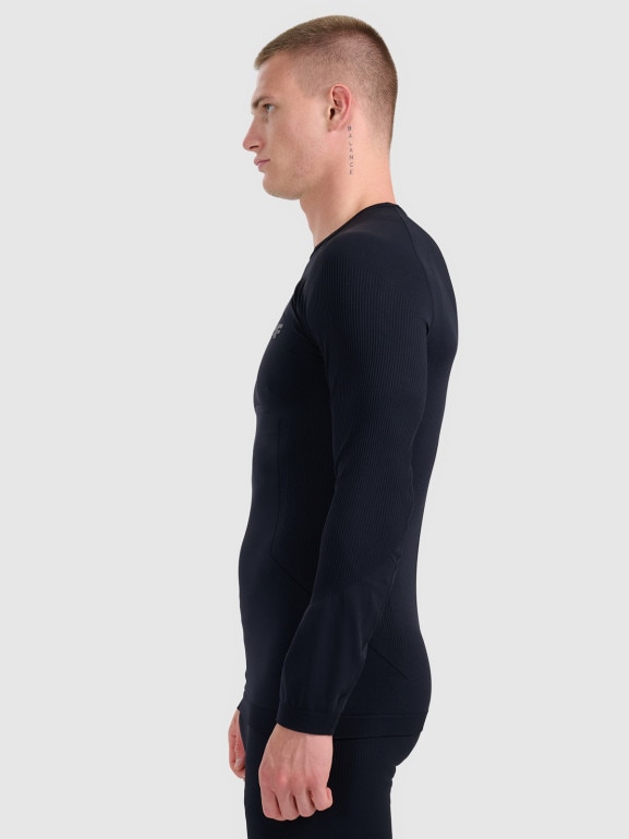 Męska bielizna termoaktywna (góra) 4F 4FWAW25USEAM233 - czarna