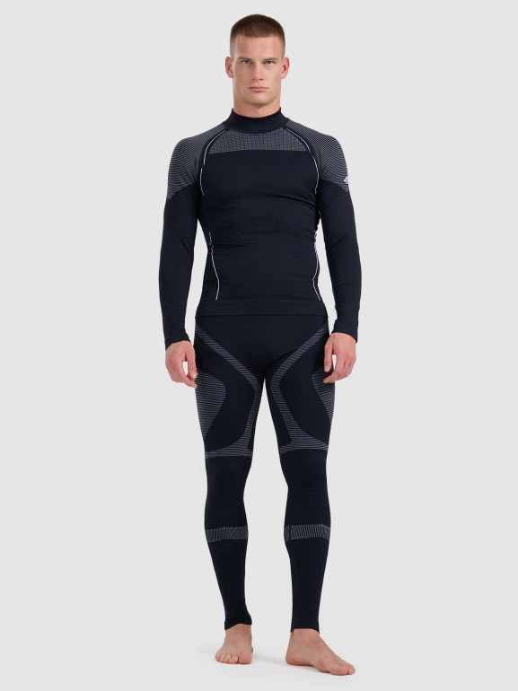 Męska bielizna termoaktywna (góra) 4F 4FWAW25USEAM235 - czarna