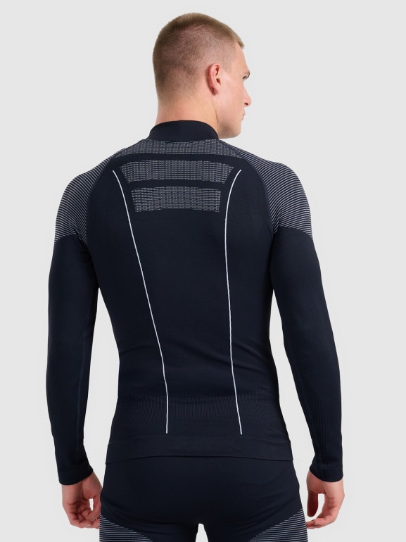 Męska bielizna termoaktywna (góra) 4F 4FWAW25USEAM235 - czarna