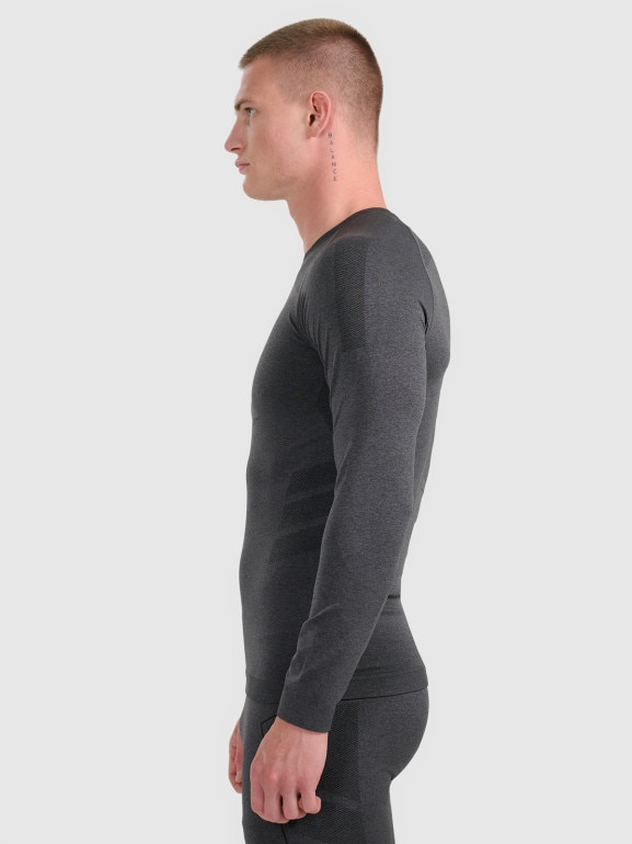Męska bielizna termoaktywna (góra) 4F 4FWAW25USEAM237 - szara