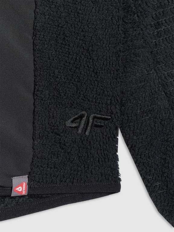 Męska bluza do biegania w terenie 4F 4FWAW25TFSWM582 - czarna