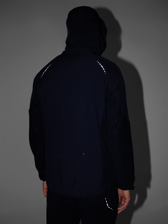 Męska bluza do biegania w terenie 4F 4FWAW25TFSWM582 - czarna