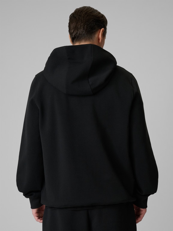 Męska bluza dresowa nierozpinana z kapturem 4F 4FRSS26TSWSM2793 - czarna