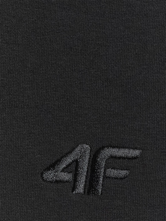 Męska bluza dresowa nierozpinana z kapturem 4F 4FRSS26TSWSM2793 - czarna