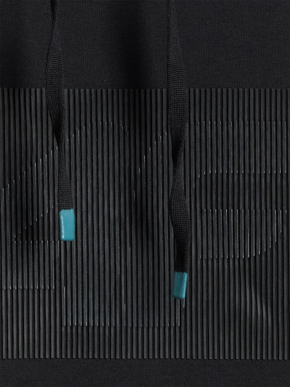 Męska bluza dresowa rozpinana z kapturem 4F 4FRSS26TSWSM2975 - czarna