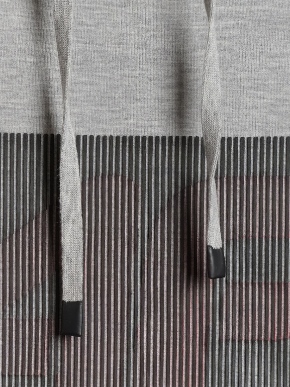 Męska bluza dresowa rozpinana z kapturem 4F 4FRSS26TSWSM2975 - szara