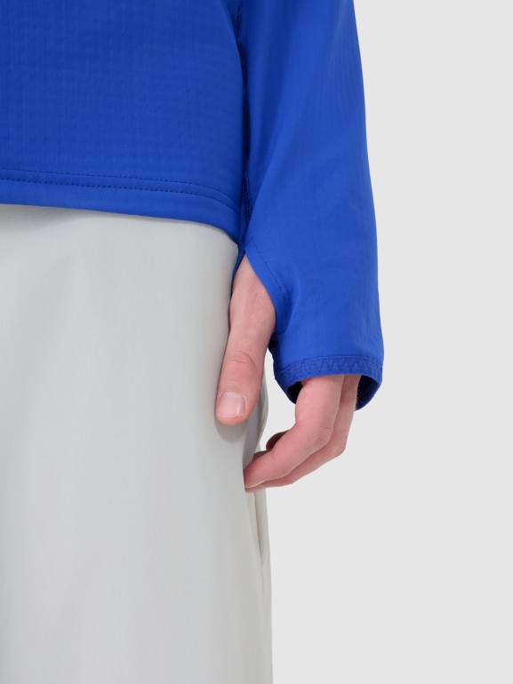 Męska bluza trekkingowa 4F 4FWSS25TFSWM493 - niebieska