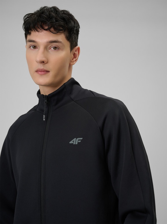 Męska bluza treningowa 4F 4FRSS26TFSWM0959 - czarna