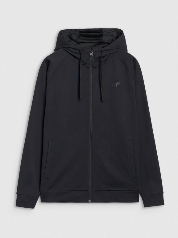 Męska bluza treningowa 4F 4FWMM00TFSWM654 - czarna