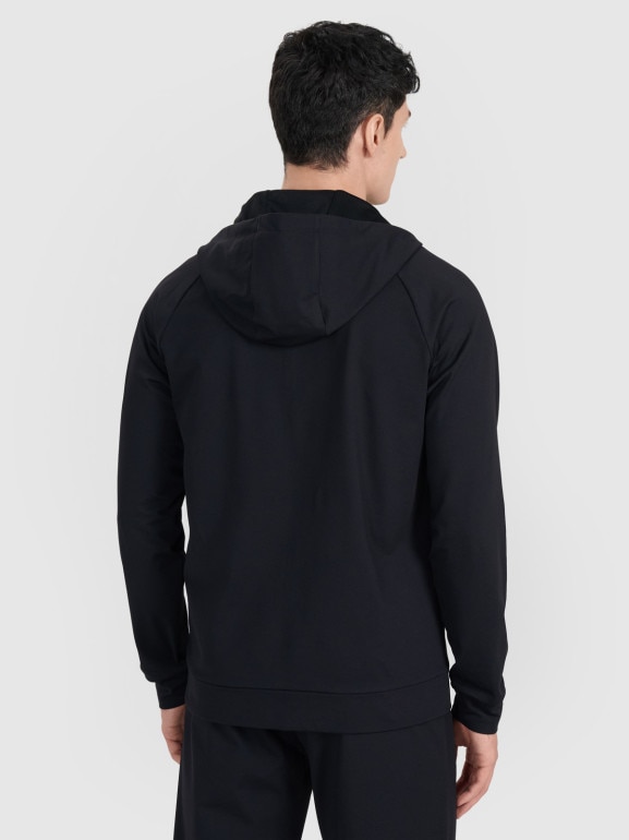 Męska bluza treningowa 4F 4FWMM00TFSWM654 - czarna