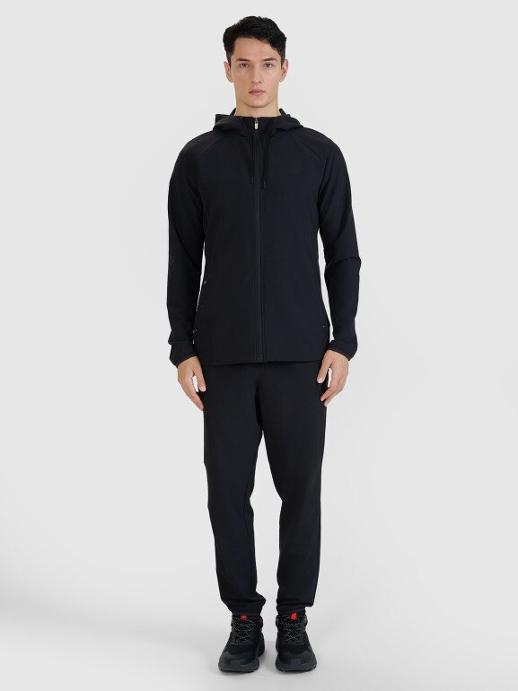 Męska bluza treningowa 4F 4FWSS25TFSWM458 - czarna